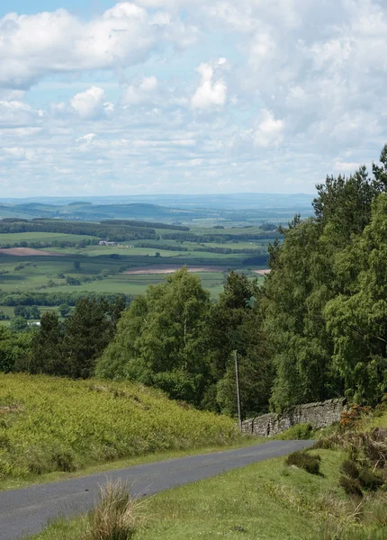 Typischer Blick auf die englische Landschaft — Stockfoto