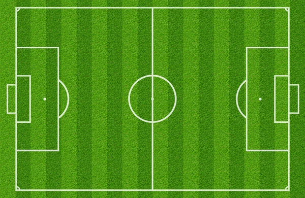 Soccer field or football field — Stock Photo, Image