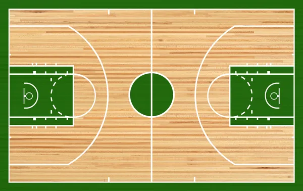 Basketbalveld — Stockfoto