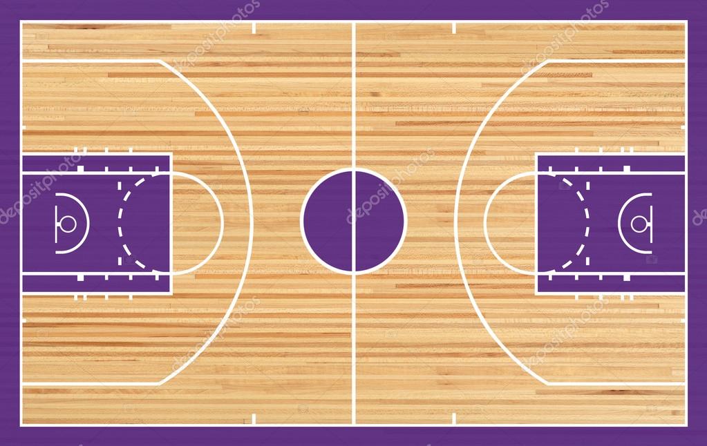 purple basketball court