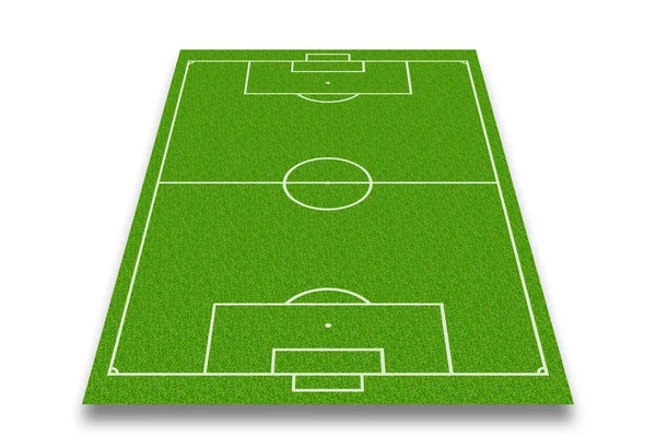 Voetbalveld of voetbalveld — Stockfoto