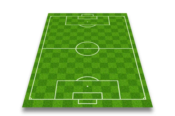 Soccer field or football field — Stock Photo, Image