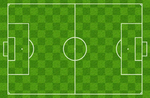 Voetbalveld of voetbalveld — Stockfoto