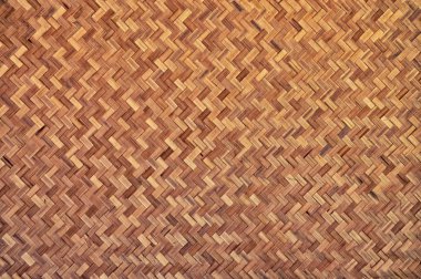 Bambu ahşap doku, thai işlemeli