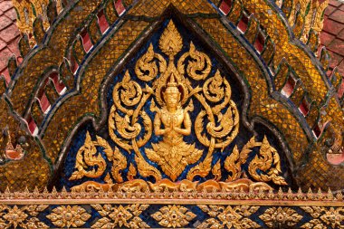 Thai architecture,Wat Phra Kaew.,Bangkok,Thailand