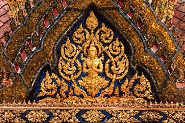 Architecture thaïlandaise, Wat Phra Kaew., Bangkok, Thaïlande — Photo