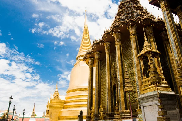 Thajské architektury, wat phra kaew., bangkok, Thajsko — Stock fotografie