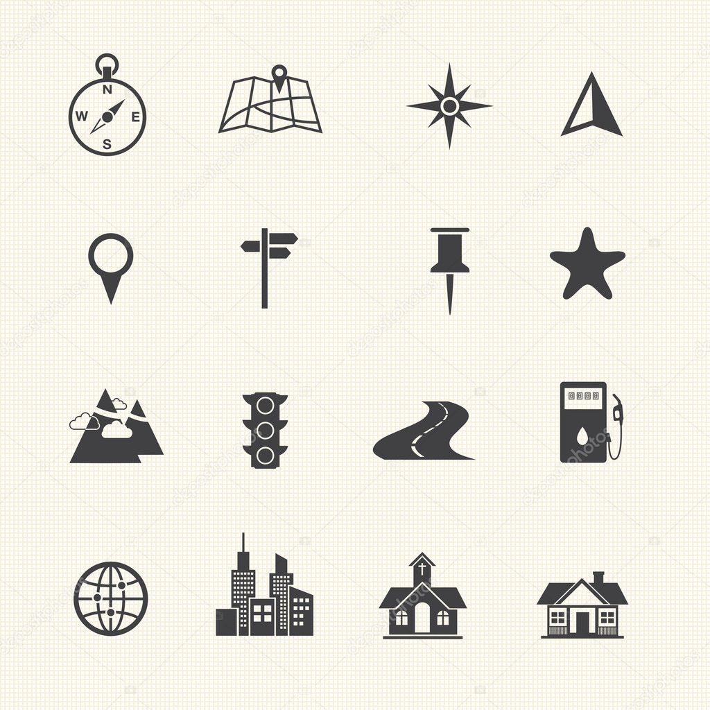 Map Icons and Location Icons