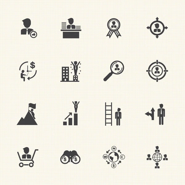 Business Management icons — Stock Vector