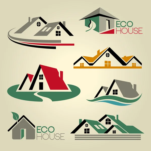 Real estate vector icons — Stock Vector © brainpencil1 #26714473