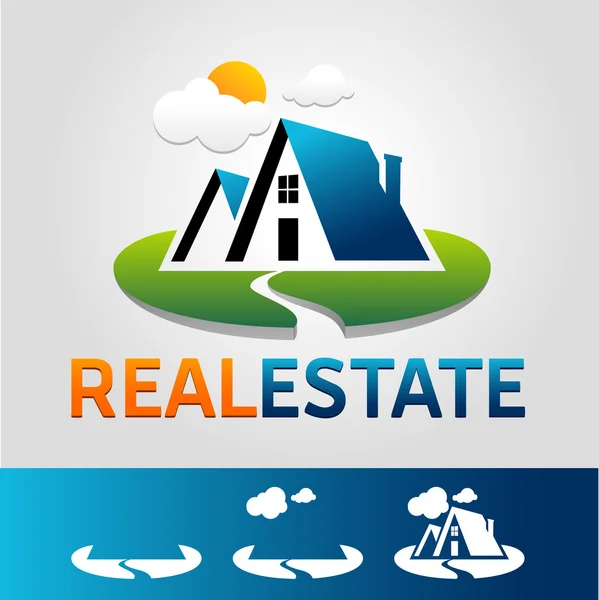 Real estate vector icon — Stock Vector