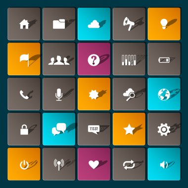 modern bilgi simgeleri