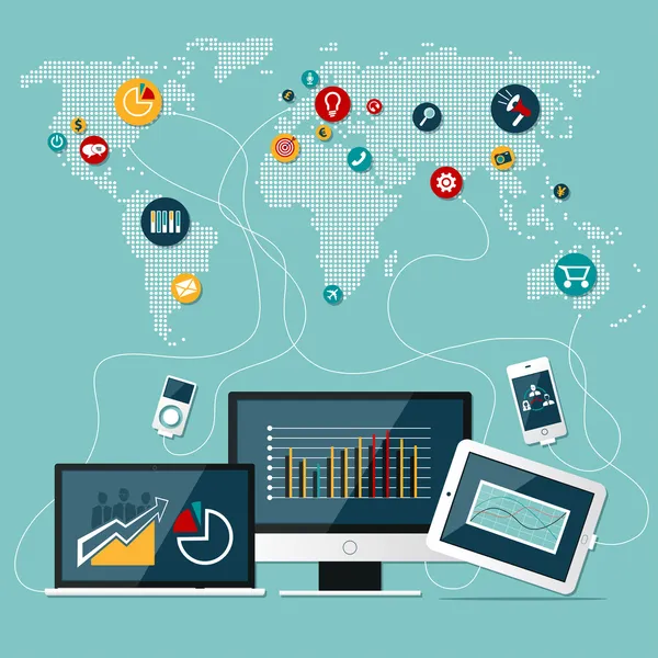 Modern iş çalışma alanı