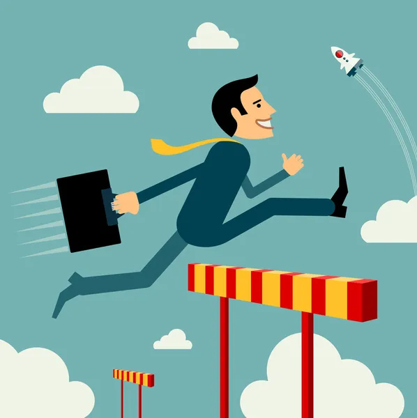 adam atlamak başarı için engeller