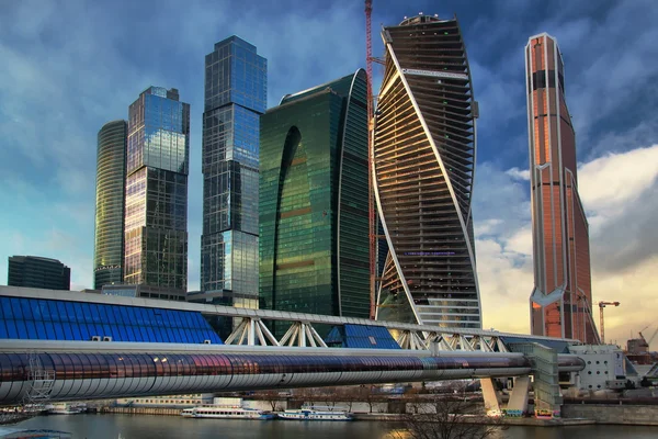 Skyscrapers in Moscow, is a reality! — Stock Photo, Image