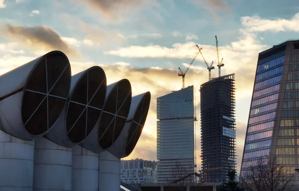 Skyscrapers in Moscow — Stock Photo, Image