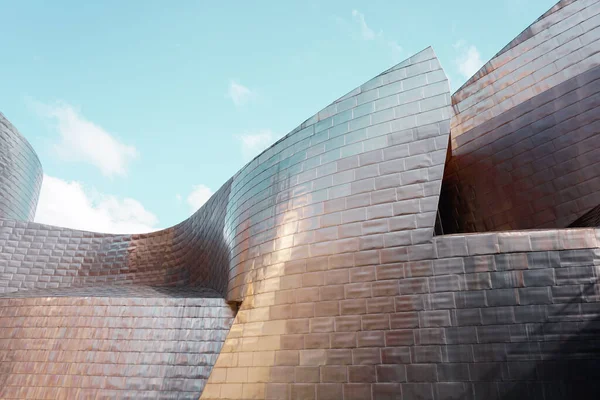 Музей Гуггенхайма Бильбао Архитектура Испанские Туристические Направления — стоковое фото