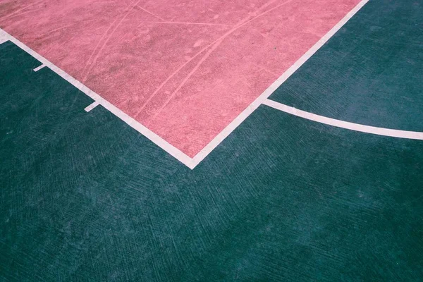 Street Basket Court Background — Stock Photo, Image