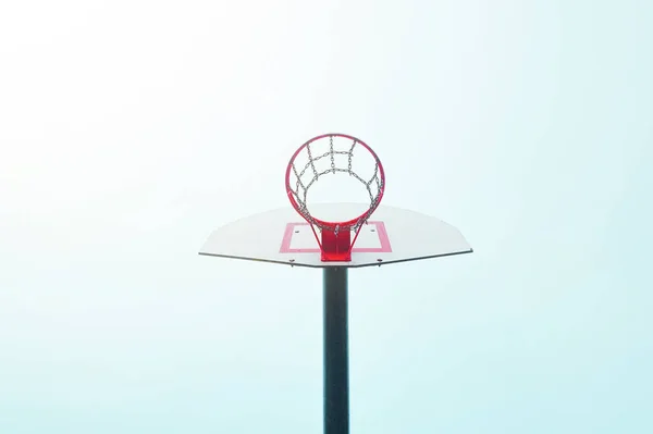 Old Street Basket Sports Equipment — Stock Photo, Image