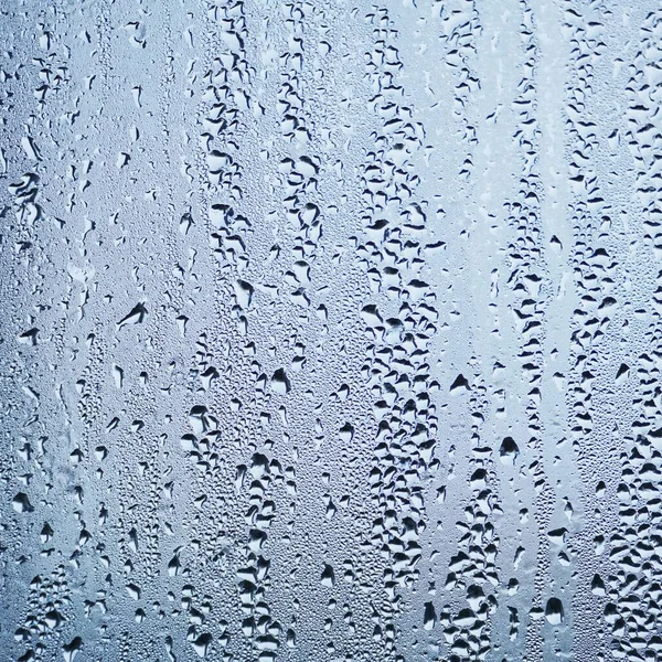 Gouttes Pluie Sur Fenêtre Dans Les Jours Pluie Fond Abstrait — Photo