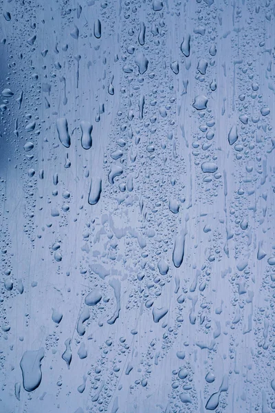 Gotas Lluvia Ventana Días Lluvia Fondo Abstracto —  Fotos de Stock