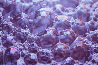 renkli sabun köpükleri, soyut arkaplan 