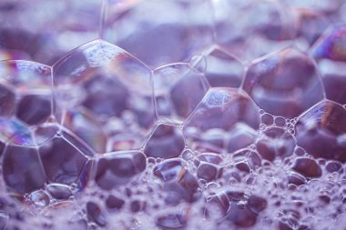 renkli sabun köpükleri, soyut arkaplan 