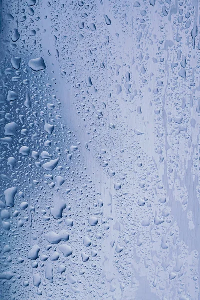 Regentropfen Fenster Regentagen Abstrakter Hintergrund — Stockfoto