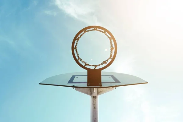 Street Basket Hoop Sportgeräte — Stockfoto