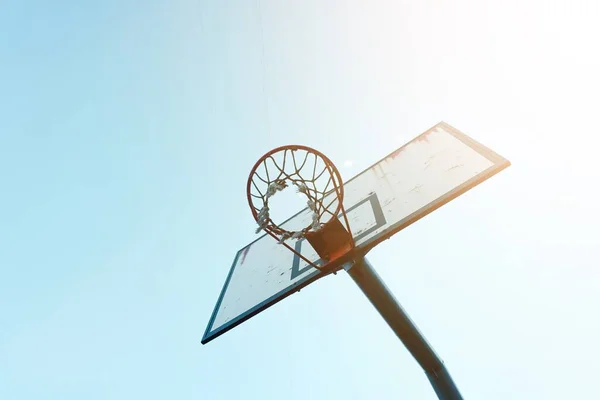 Street Basket Hoop Sportgeräte — Stockfoto