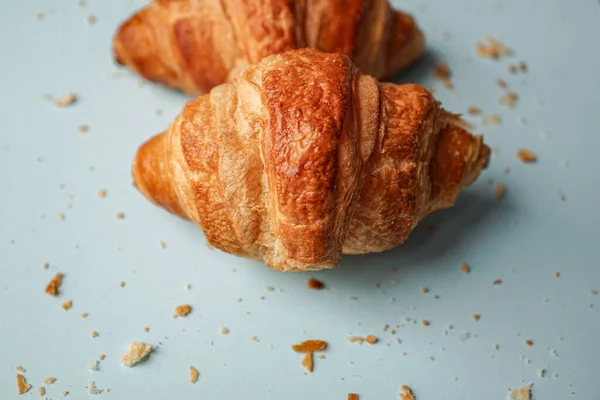 tasty croissant for breakfast, french food