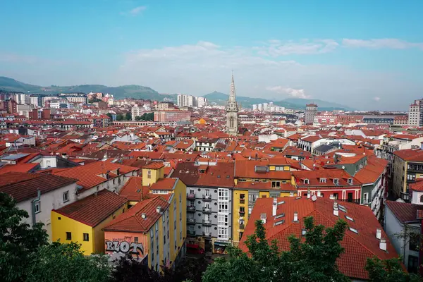 Krajobraz Miasta Bilbao Kraj Basków Hiszpania Kierunki Podróży — Zdjęcie stockowe