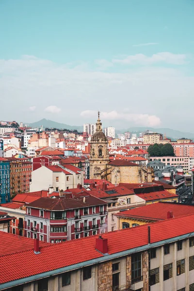 Widok Miasto Bilbao Kraj Basków Hiszpanie Kierunki Podróży — Zdjęcie stockowe