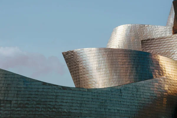 Музей Архитектуры Гуггенхайма Бильбао Бильбао Страны Басков Испания Туристические Направления — стоковое фото