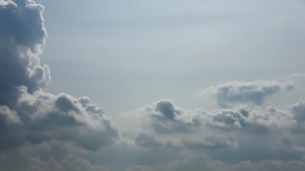 Superbes Formations Nuages Sombres Juste Avant Orage — Video