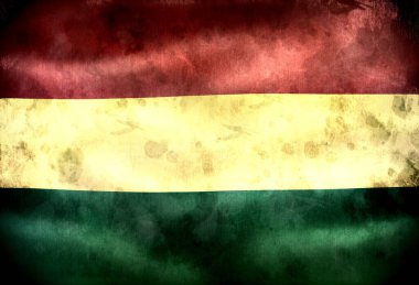 Bolivya bayrağı - gerçekçi kumaş bayrağı