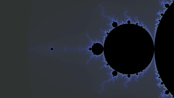 Piękny Zoom Nieskończonego Matematycznego Mandelbrot Zestaw Fraktalny — Wideo stockowe