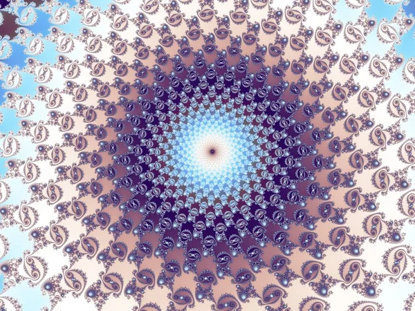 수학적 프랙탈 집합으로 아름다운 — 스톡 사진