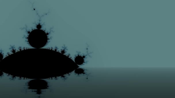 Mooie Zoom Oneindige Wiskundige Mandelbrot Set Fractal — Stockvideo