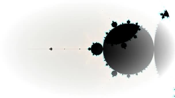 Όμορφο Ζουμ Στο Άπειρο Μαθηματικό Σύνολο Mandelbrot Fractal — Αρχείο Βίντεο