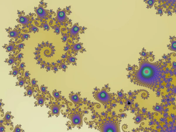 Krásný Zoom Nekonečné Matematické Mandelbrot Set Fraktál — Stock fotografie