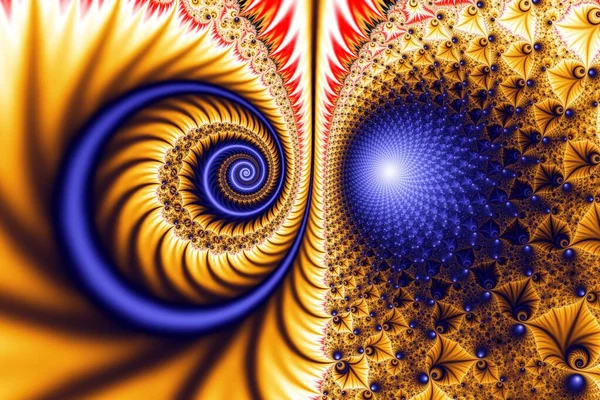 無限の数学的マンデルブロ集合の花のパターン Fractal — ストック写真