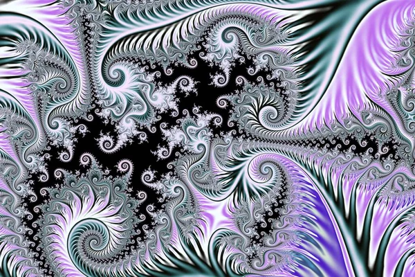 Hermoso Zoom Infinito Conjunto Mandelbrot Matemático Fractal —  Fotos de Stock