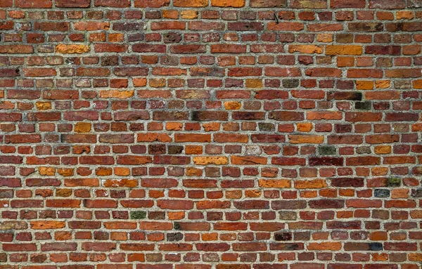 Old Brick Wall Texture Old Weathered Brick Wall Panoramic Background — Stock Photo, Image