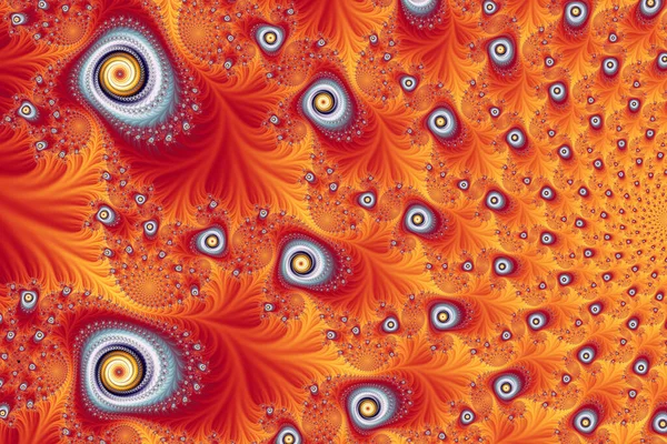 Schöner Zoom Die Unendliche Mathematische Mandelbrot Menge Fraktal — Stockfoto