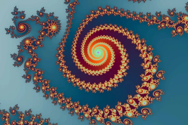 Hermoso Zoom Infinito Conjunto Mandelbrot Matemático Fractal — Foto de Stock