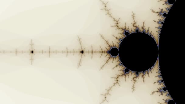 Hermoso Zoom Infinito Conjunto Mandelbrot Matemático Fractal — Vídeos de Stock