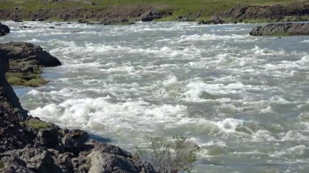 Paysage Fantastique Avec Des Rivières Des Ruisseaux Fluides Avec Des — Video