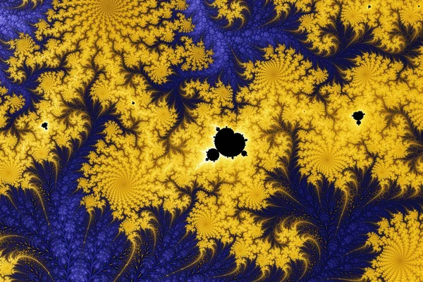 Matematiksel Mandelbrot Kümesine Güzel Yakınlaştır — Stok fotoğraf