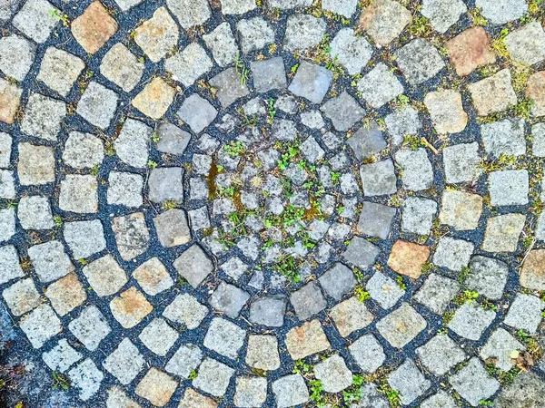 Old Historical Cobblestone Roads Walkways All Europe — 스톡 사진